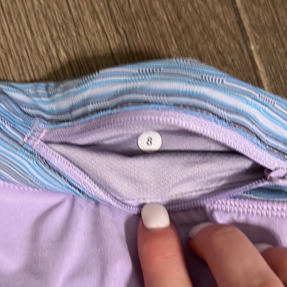 LULULEMON Pace Rival Skirt Levander lilac sz 8 - Picture 3 of 3